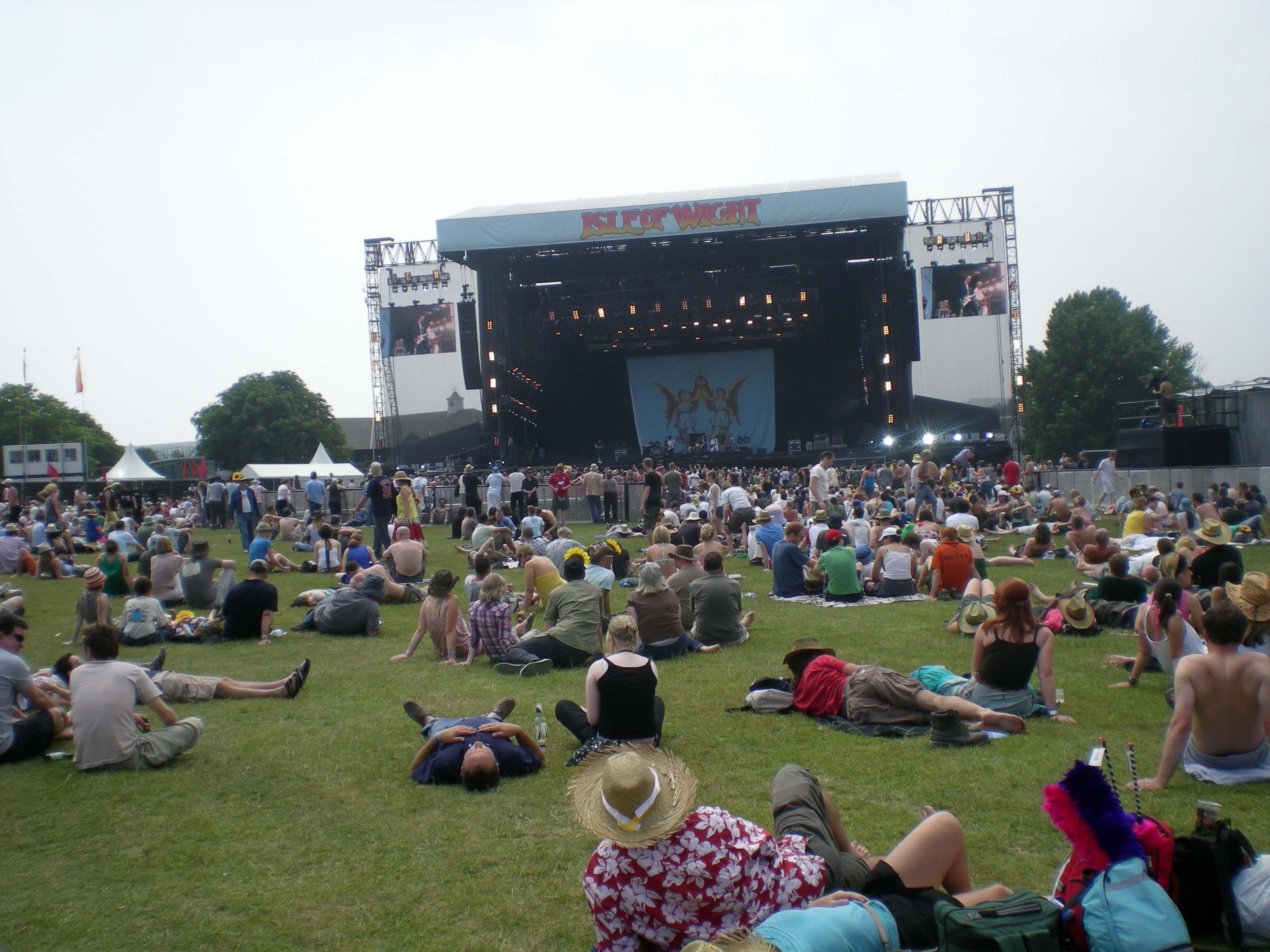 Photograph of the Isle of Wight Festival