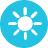 Sun icon