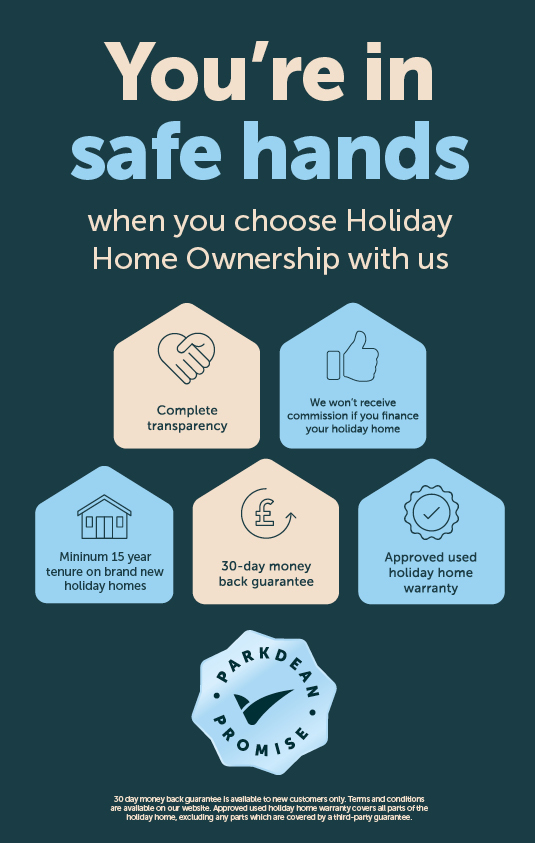 You're in safe hands when you choose Holiday Home Ownership with us